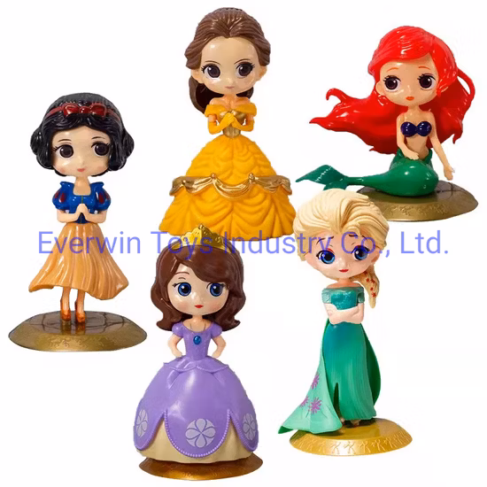 Juguete de plástico, Mini muñecas de plástico, juguetes, figura de acción, decoración de pasteles, exhibición